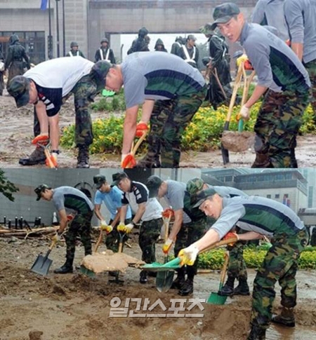 Lee Jun Ki tham gia công tác khắc phục hậu quả cơn bão