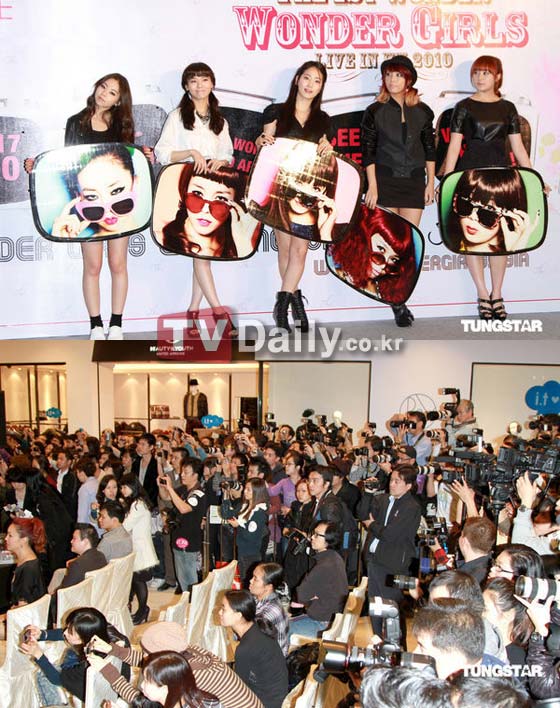 Sunye and Sohee support Wonder - JYP's Nation - Malaysia