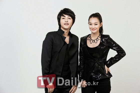 Song Joong Ki va Shin Min Ah cung dong quang cao moi